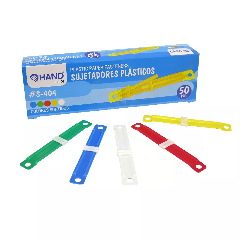 ACOCLIP PLASTICO COLORES 50 UNIS HAND — Hand