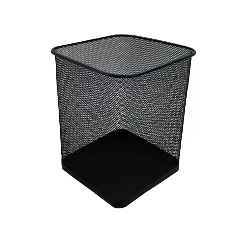 PAPELERO CUADRADO 27X31CM METAL NEGRO — Hand