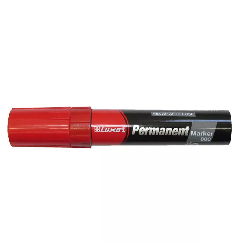 MARCADOR PERMANENTE JUMBO REDONDO ROJO LUXOR — Luxor