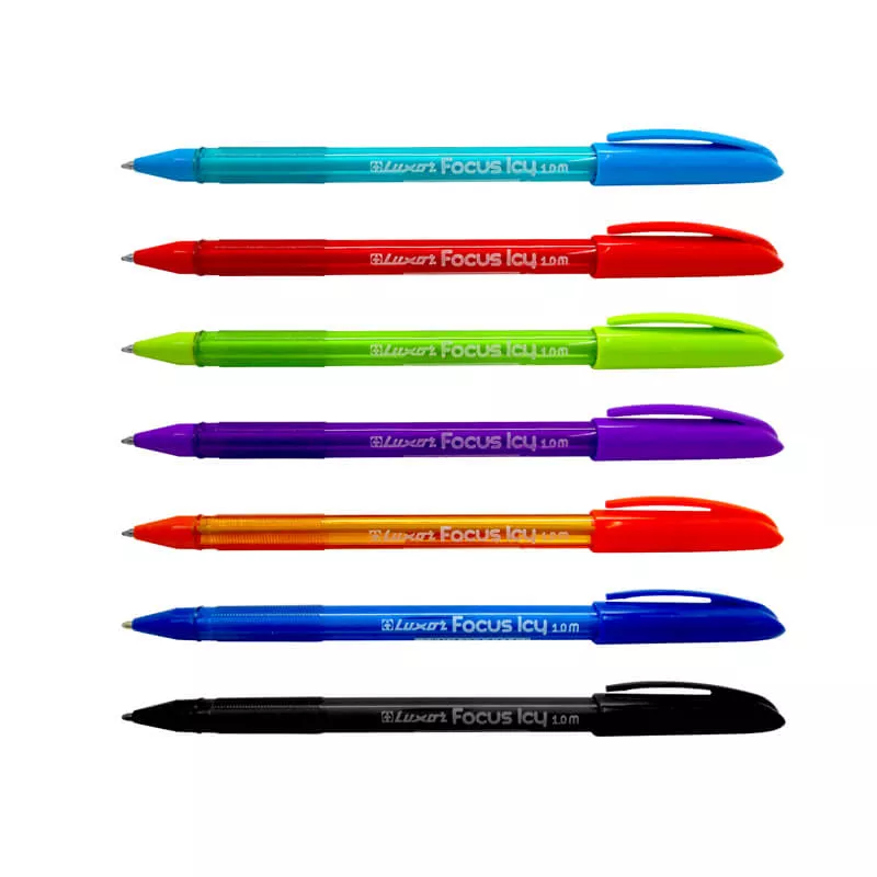 BOLIGRAFO FOCUS-ICY COLORES PASTEL LUXOR — Luxor