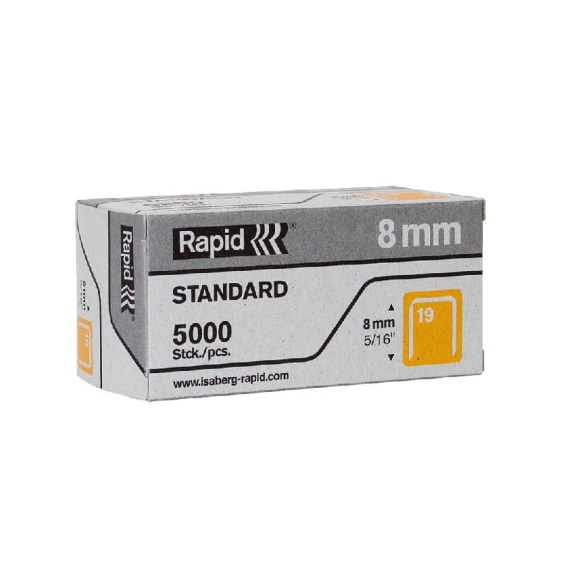 GRAPAS GALVANIZADAS 19/8 DE 5000UNIS RAPID — Rapid