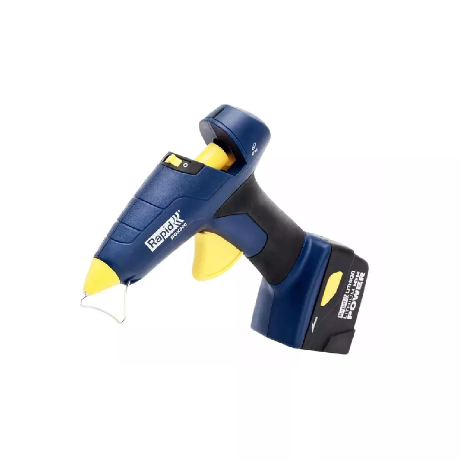 PISTOLA SILICONA BATERIA 12MM 30W RAPID — Rapid