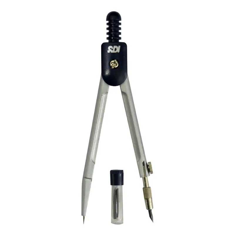 COMPAS ESCOLAR METAL MINA EN ESTUCHE — SDI