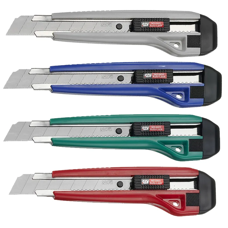 CUCHILLO BLOQ-AUTOM CON 3 HJS 18 MM — SDI