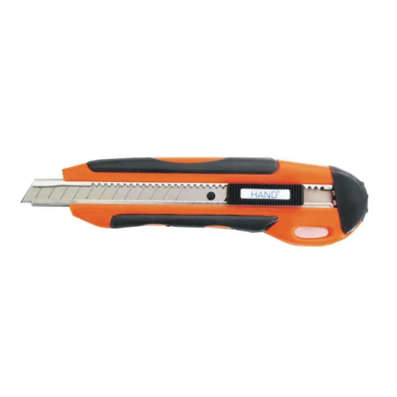 CUCHILLO CARTONERO CHICO PLASTICO METAL GOMA HAND — Hand