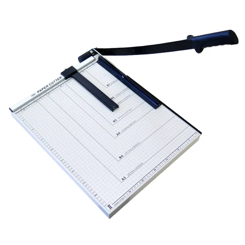 GUILLOTINA BASE METAL CON GUIA 38X45CMS HAND — Hand