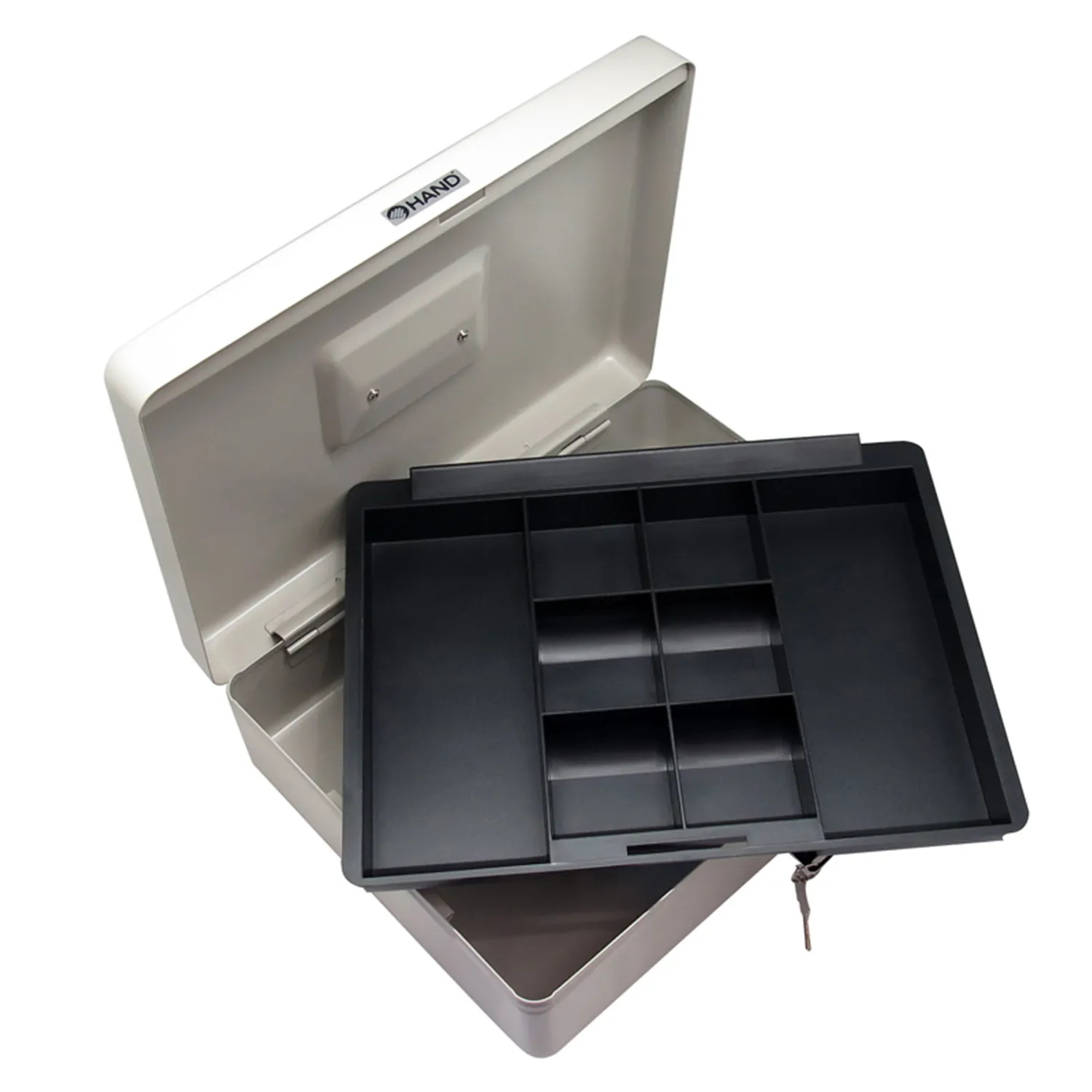 CAJA SEGURIDAD 12 30X24X9CM BLANCA HAND — Hand