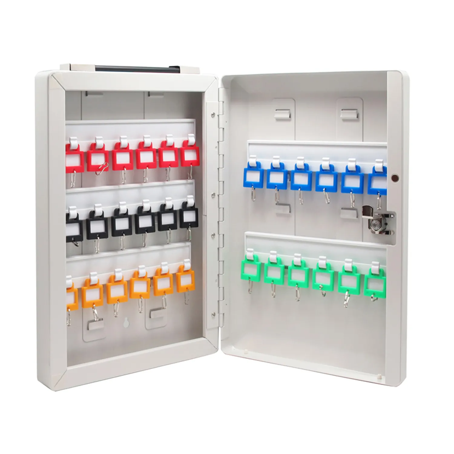 CAJA 30 LLAVES 22X33X6CM BLANCA HAND — Hand