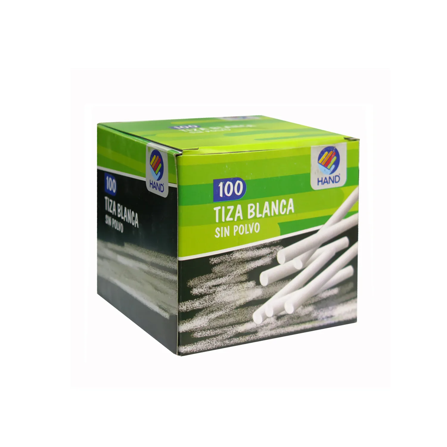 TIZA BLANCA SIN POLVO 100UNIS HAND — Hand