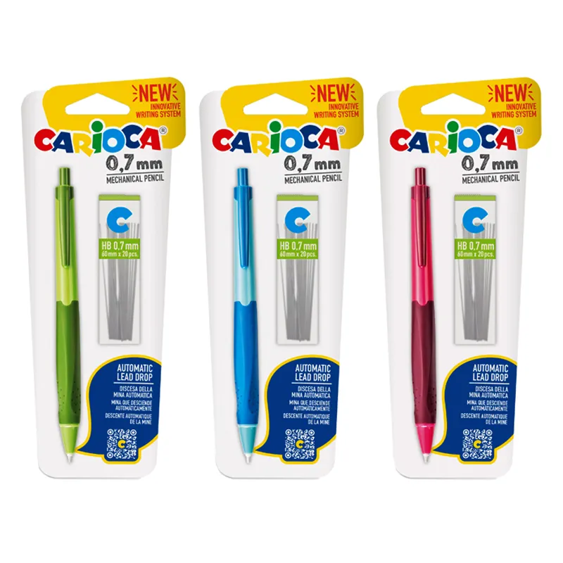 PORTAMINAS AUTO LEAD DROP 0.7MM CARIOCA — Carioca