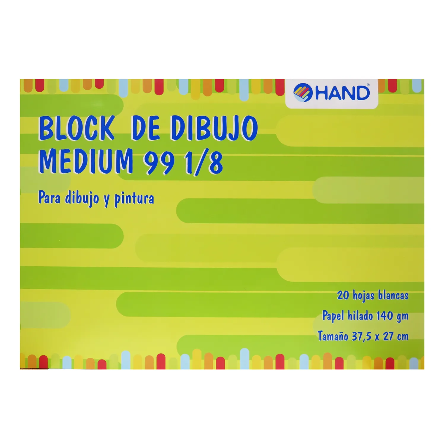 BLOCK DE DIBUJO MEDIUM 99 140GM HAND — Hand