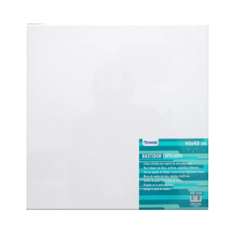 BASTIDOR TELA 280GM MARCO 40X40CM — Hand