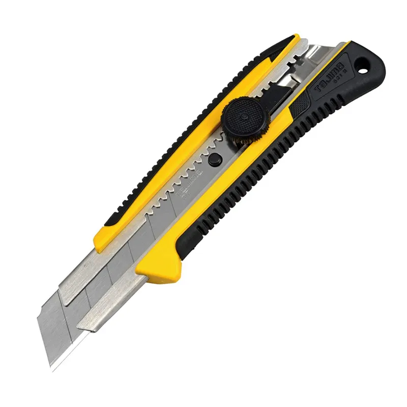 CUTTER BLOQUEO MANUAL GOMA CON 1 HOJA 25MM TAJIMA — Tajima