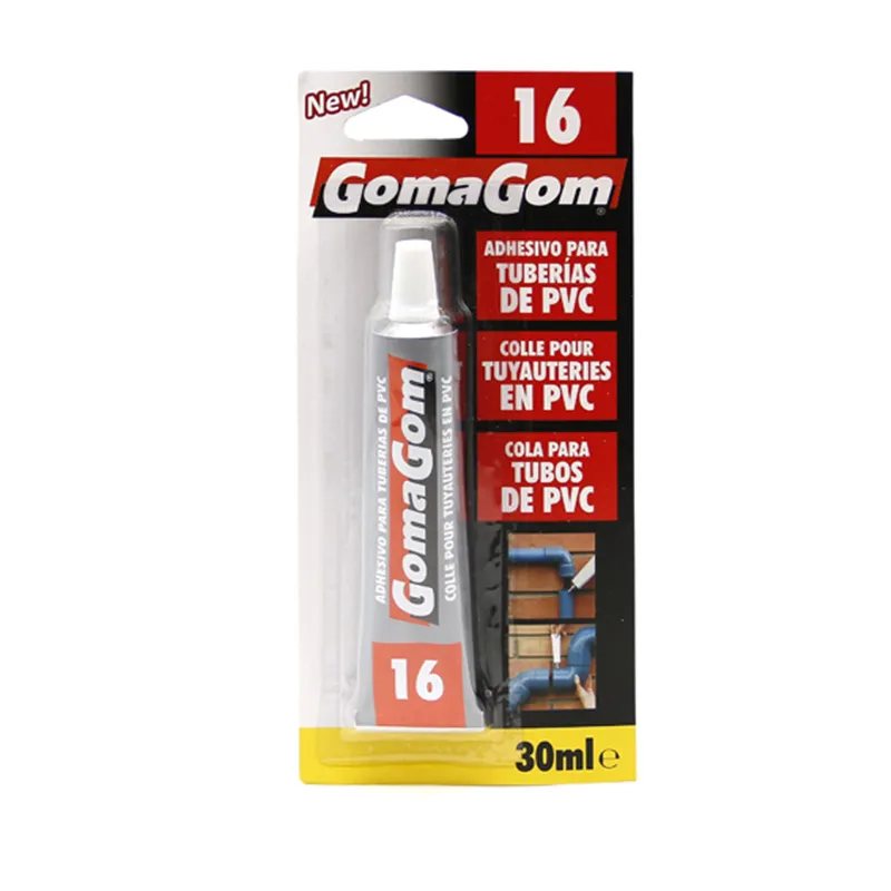 ADHESIVO TUBERIAS PVC 30ML GOMAGOM N°16 — GomaGom