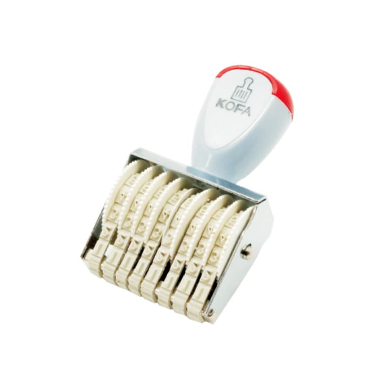 TIMBRE NUMERADOR 8DIG 4MM HAND — Hand