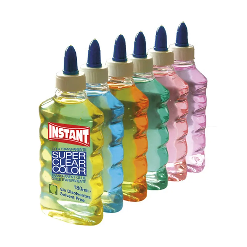 ADHESIVO TRANSPARENTE COLOR 180ML INSTANT — Instant
