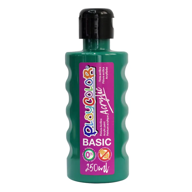 PINTURA ACRILICA 250ML VERDE OSCURO PLAYCOLOR — Instant