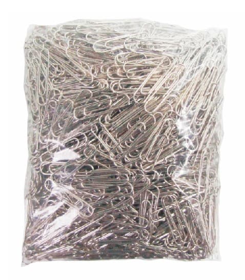 CLIP METALICO PUNTA REDONDA 33MM BOLSA 1K HAND — Hand