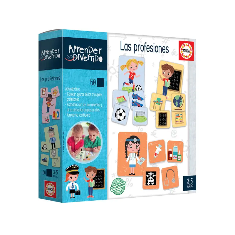 APRENDER DIVERTIDO +3 LAS PROFESIONES — Educa Borras