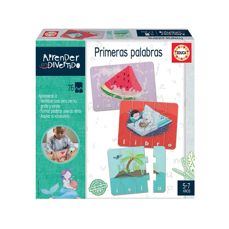 APRENDER DIVERTIDO +5 PRIMERAS PALABRAS — Educa Borras