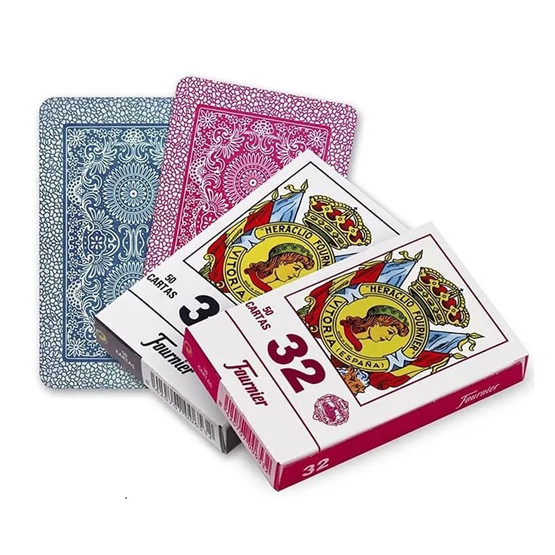 NAIPE ESPAÑOL 50 CARTAS ESTUCHE CARTON FOURNIER — Fournier