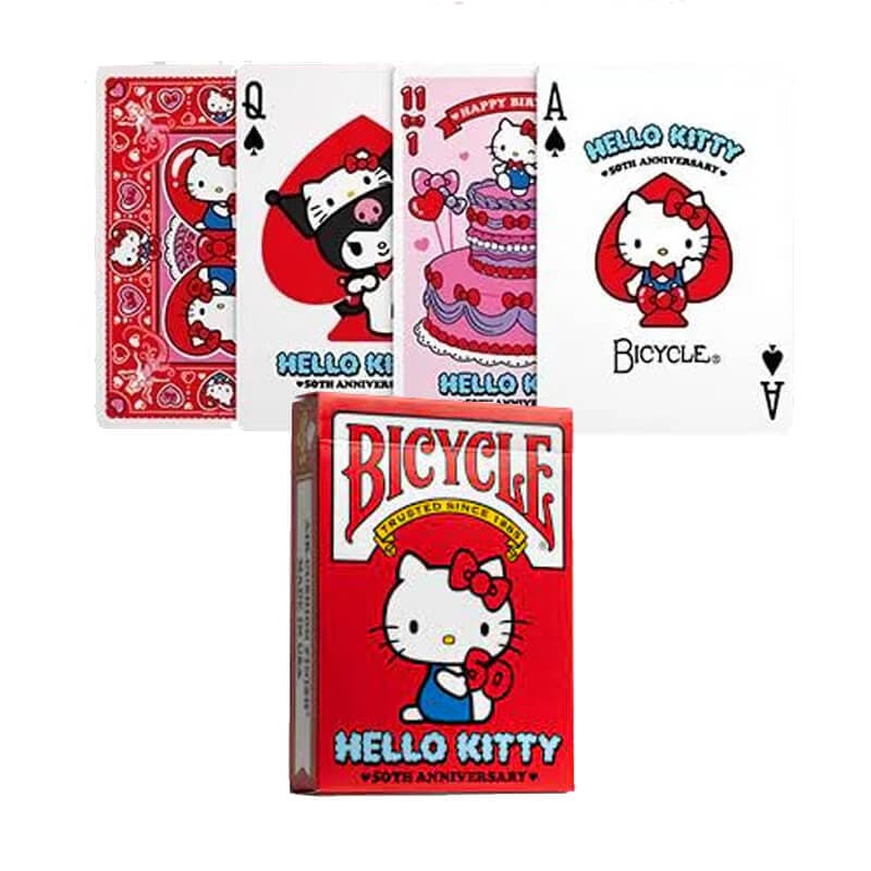 Imagen de NAIPE BICYCLE HELLO KITTY