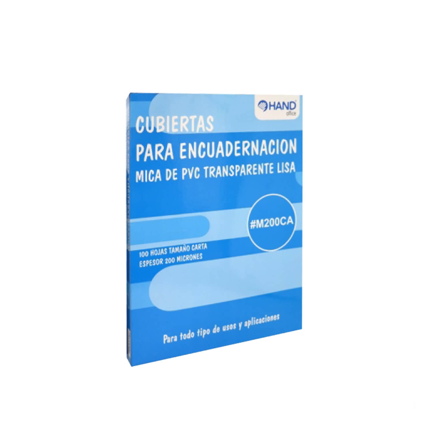 MICA TRANSPARENTE CARTA PVC 216X279MM 200MIC 100HJS — Hand