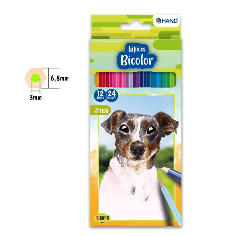 Imagen de LAPICES BICOLOR