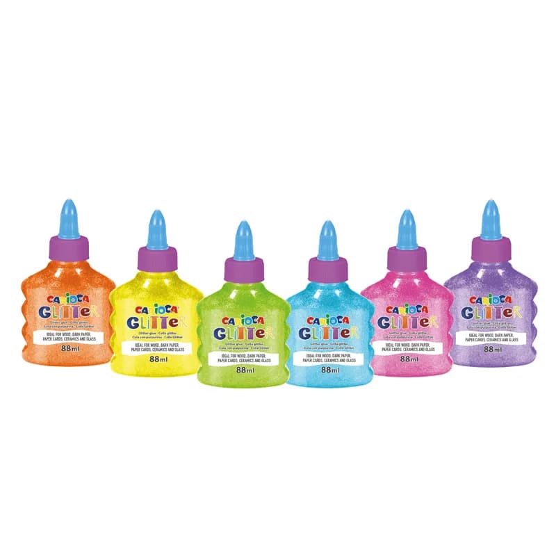Imagen de COLA GLITTER 6 COLORES NEON