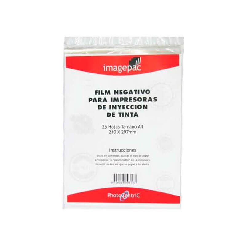 Imagen de FILM NEGATIVO INKJET A4 25 hjs