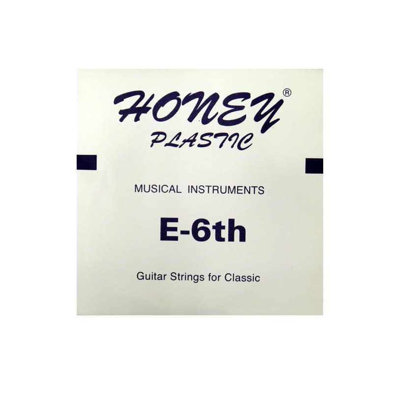 CUERDA GUITARRA PLASTICA HONEY 6A ENTORCHADA — Genérico