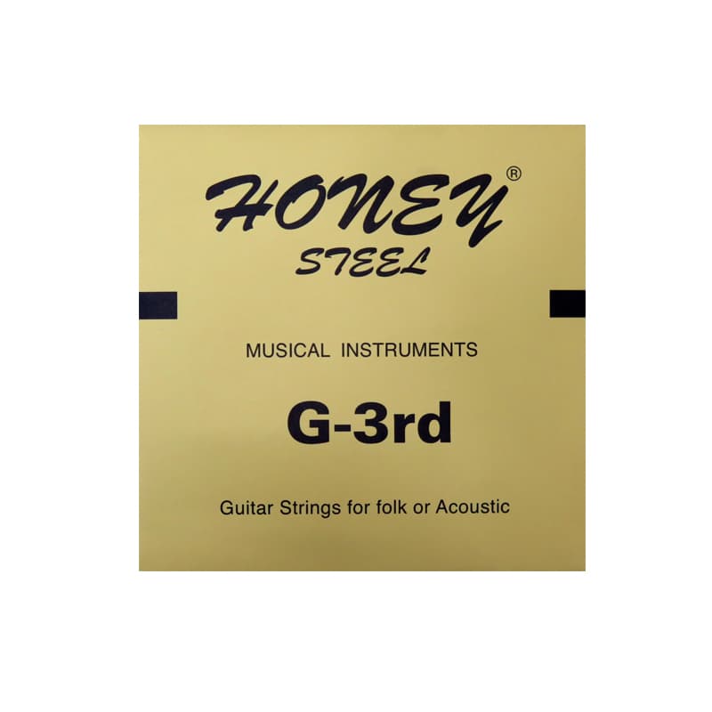 CUERDA GUITARRA ACERO HONEY 3A ENTORCHADA — Genérico