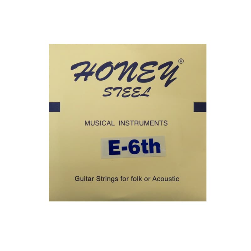CUERDA GUITARRA ACERO HONEY 6A ENTORCHADA — Genérico