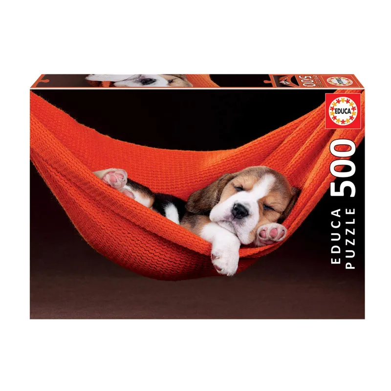 Imagen de PUZZLE 500 PCS 48x34cm DURMIENDO EN LA HAMACA
