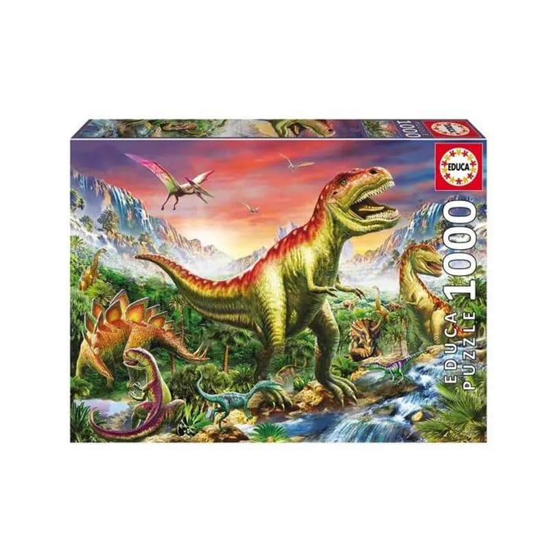 Imagen de PUZZLE 1000 PCS 48x68cm BOSQUE JURASICO