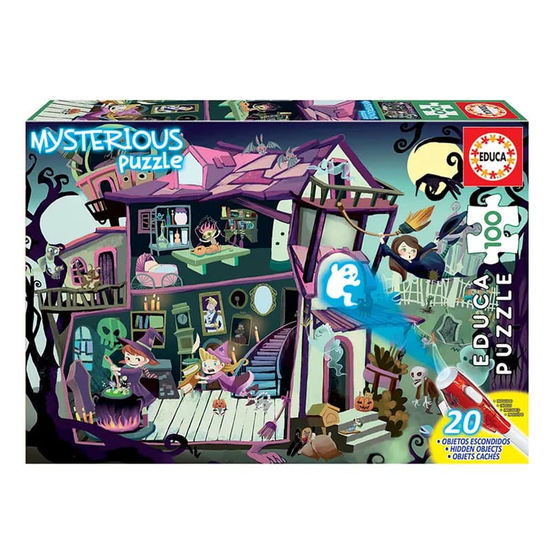 Imagen de PUZZLE 100 40x28cm CASA ENCANTADA MYST PUZ JR