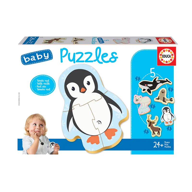 Imagen de PUZZLE BABY ANIMALES POLARES