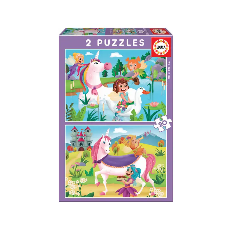 Imagen de 2 PUZZLES 20 PIEZAS CADA UNO