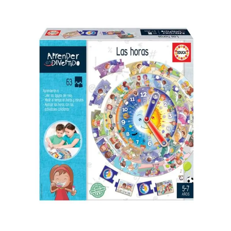 Imagen de APRENDER ES DIVERTIDO LAS HORAS