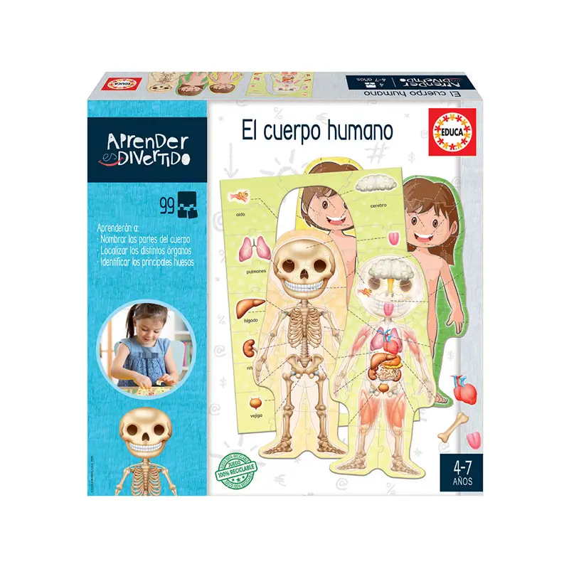 APRENDER ES DIVERTIDO EL CUERPO HUMANO — Educa Borras