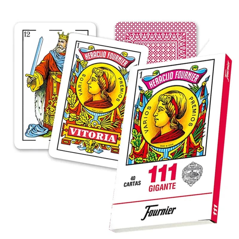 Imagen de NAIPE ESPAÑOL GIGANTE 111 122x190mm FOURNIER