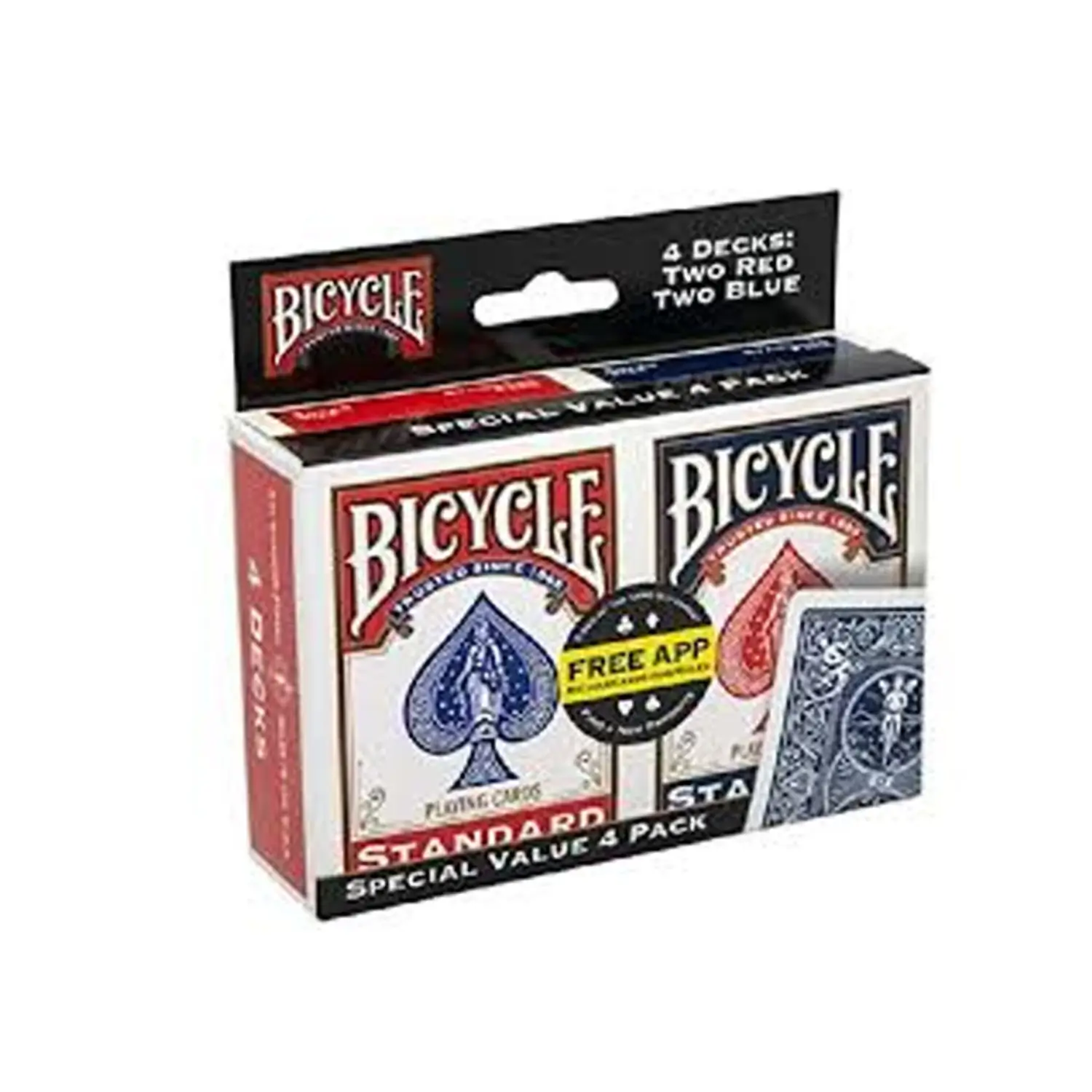 NAIPE BICYCLE PACK 4 MAZOS — Bicycle