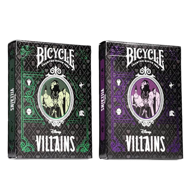 NAIPE BICYCLE DISNEY VILLAINS — Fournier