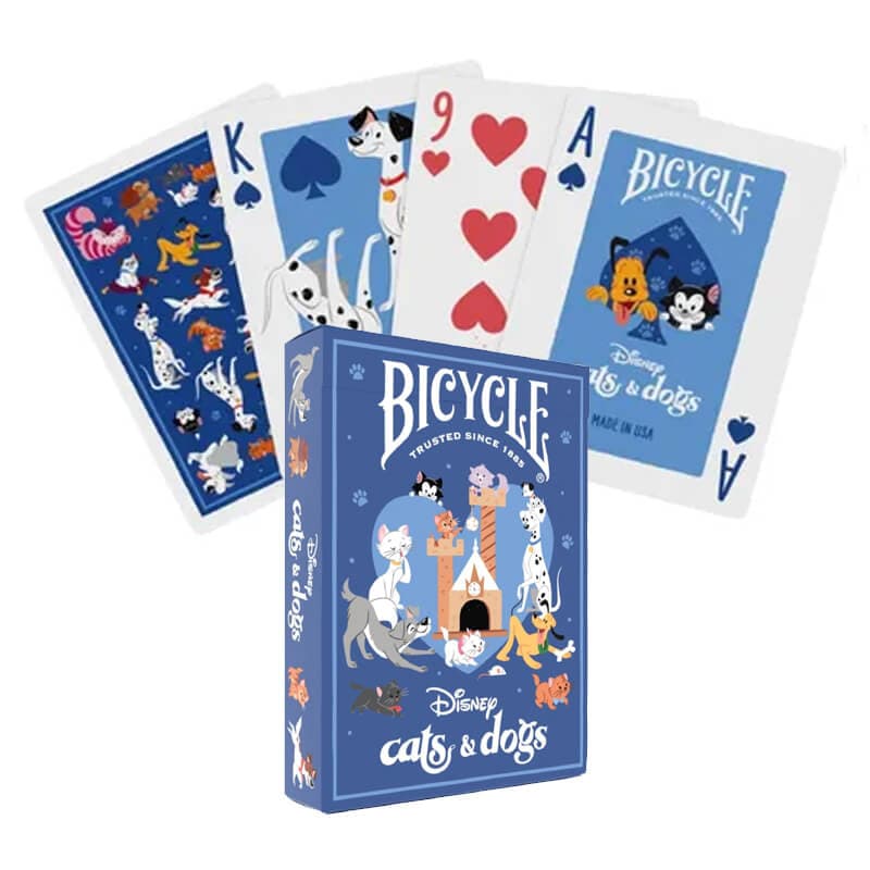 NAIPE BICYCLE CATS AND DOGS — Fournier