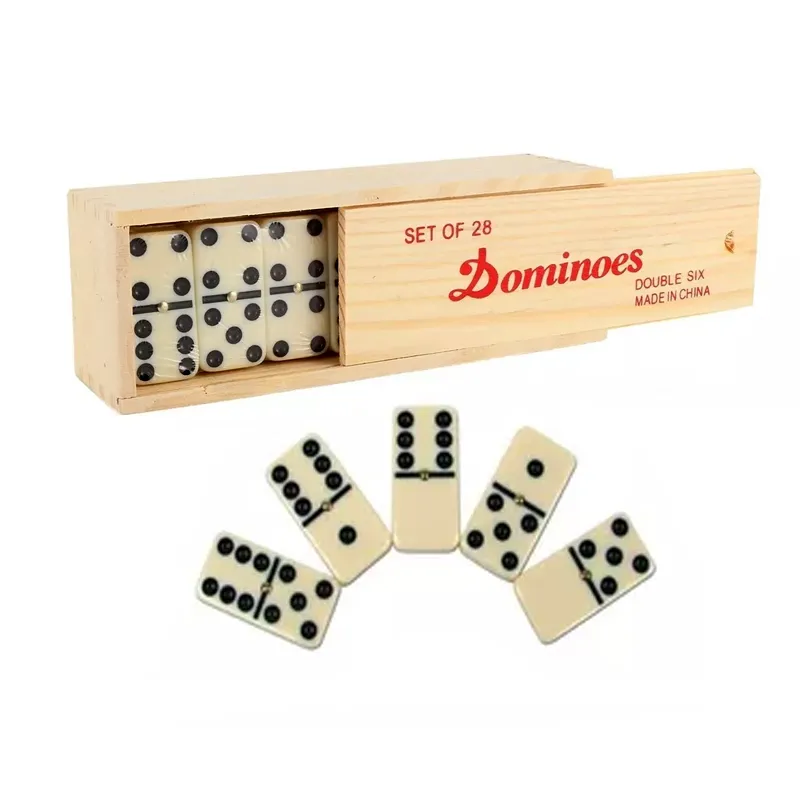 Imagen de DOMINO EN CAJA DE MADERA
