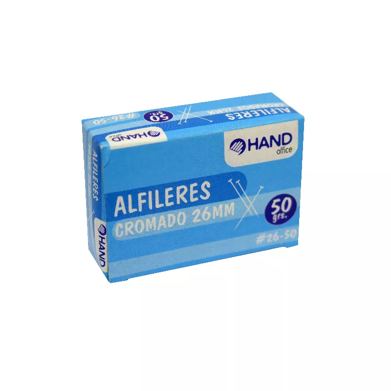 ALFILERES CROMADOS 26MM 50GRS HAND — Hand