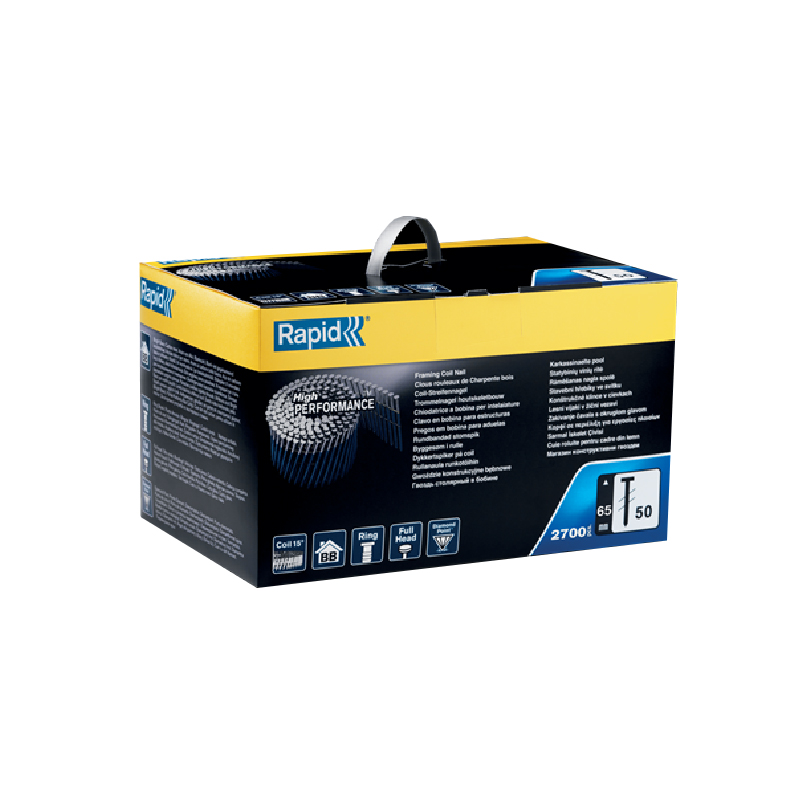 CLAVOS BOBINA INTERIOR BB 50/65MM 2700UN RAPID — Rapid