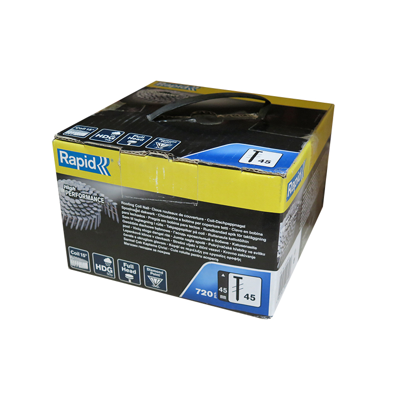 CLAVOS BOBINA EXTERIOR HDG 45/45MM 700UN RAPID — Rapid