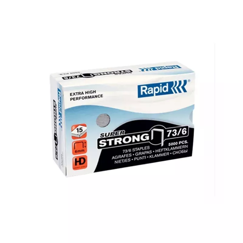CORCHETES 73/6 DE 5000 PARA CARTON RAPID — Genérico