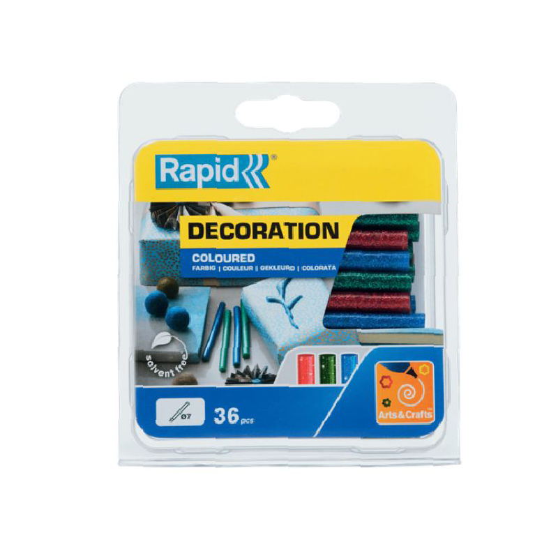 SILICONA GLITTER 7MM 90MM 36UNIS RAPID — Rapid